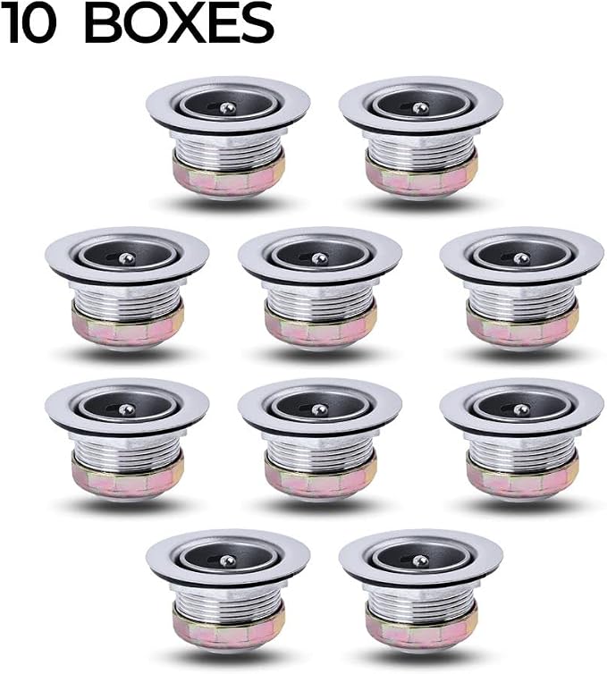 Junior Duo Bar/Pre Sink Stainless Steel Strainer Assembly W/Basket Strainer 10PK