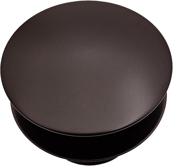 Westbrass D398R-12 1-1/2" NPSM Coarse Thread Mushroom Tip-Toe Bathtub Drain Stopper, Oil Rubbed Bronze