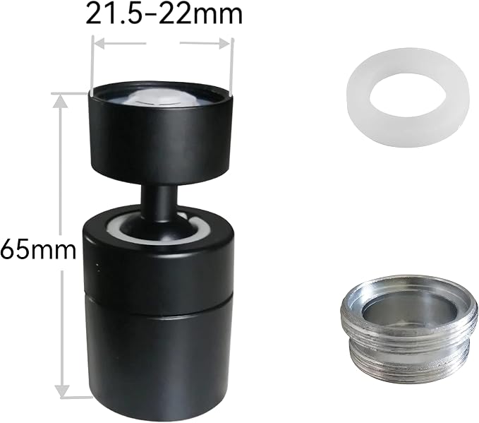 Big Angle Rotate Kitchen Sink Faucet Attachment, faucet nozzle aerator,faucet extender, swivel dual flow sprayer