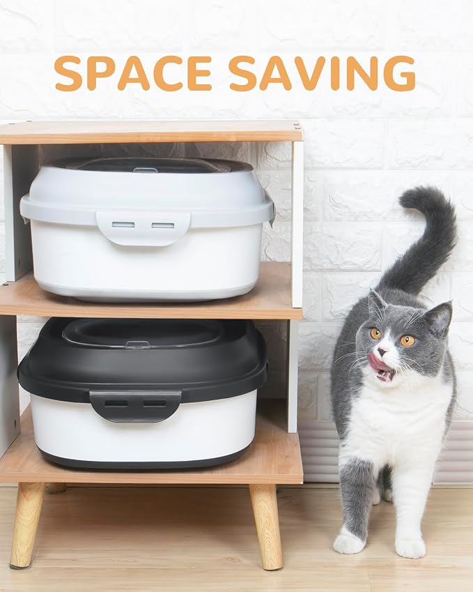 30-35 Lbs Dog Food Storage Container Collapsible Dog Food Container | Large Pet Food Storage with Airtight Lids,Wheels,Scoop and 2Pcs Food Storage Containers for Dog,Cat