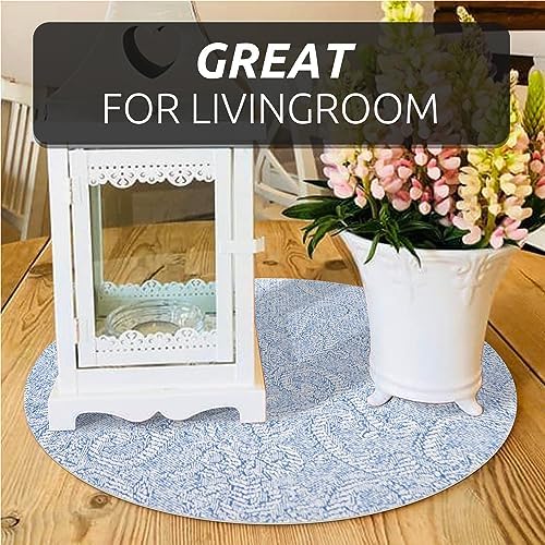FIFTY FEET 12X600 Inch Shelf Liner with Scissor & Tape Measure for Kitchen Cabinets, PVC Drawer Liner for Dresser Non-Slip Bathroom, Non-Adhesive Cabinet Liner Washable (Pale Blue)