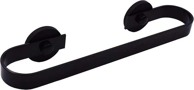 YYST Magnetic Towel Bar Towel Holder Towel Rack Towel Hook Hangerfor Refrigerator Or Steel Metal Surface - Black (Black, 1)
