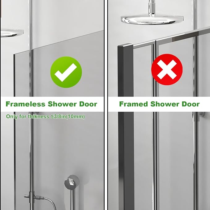 HUFEEOH 2-Pack Over The Door Hooks, Stainless Steel Door Hanger for Towels & Coats, Bathroom Towel Rack Coat Rack, Tool-Free Hooks for Hanging (White, Fits 3/8" Thick Door - T Shape 2 Pack)
