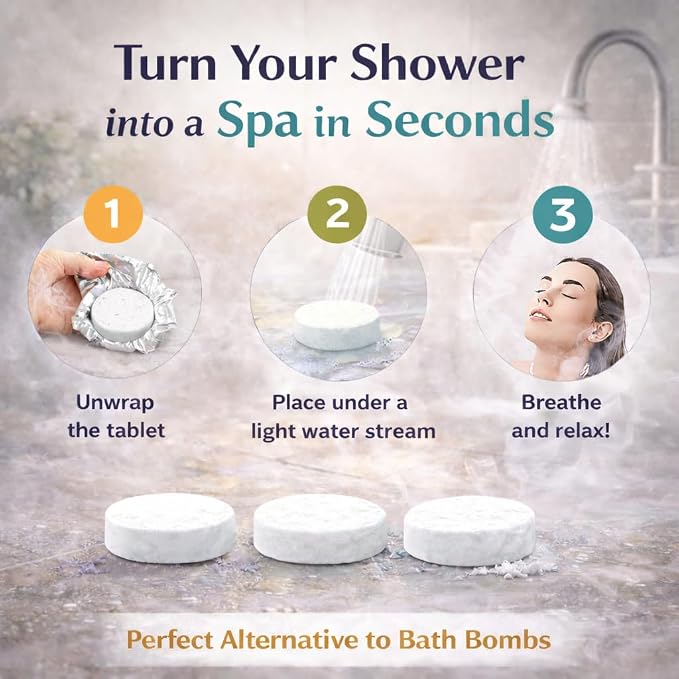 Shower Steamers for Women Gift Set 24pc Shower Bombs Aromatherapy Gift Set | Shower Melts w/Organic Essential Oils, Bath Bombs for Shower, Birthday Gifts, Individually Wrapped & 4 Boxes of Pack of 6
