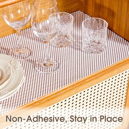Shelf Liner for Kitchen Cabinets and Drawers, White, 12" x 120"