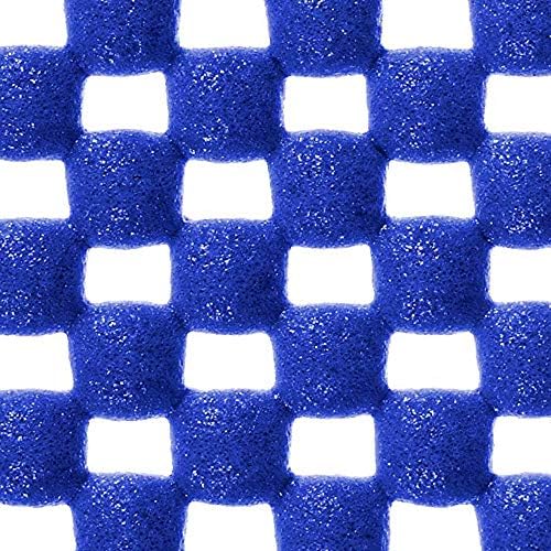 Shelf Liner Drawer Liner Non-Slip Mat Shelves Liners 12" X6.5’ Grid Pattern PVC Non-Adhesive Grip Liner Anti-Slip Mat for Kitchen Cabinets Wire Shelving Pantry Dresser Refrigerator (Blue)