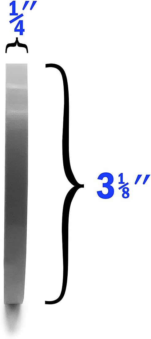 Swimables Plastic Drain Cover 3 1/8" Diameter and 1/4" Thickness - 100% Made in USA (5, Gray)