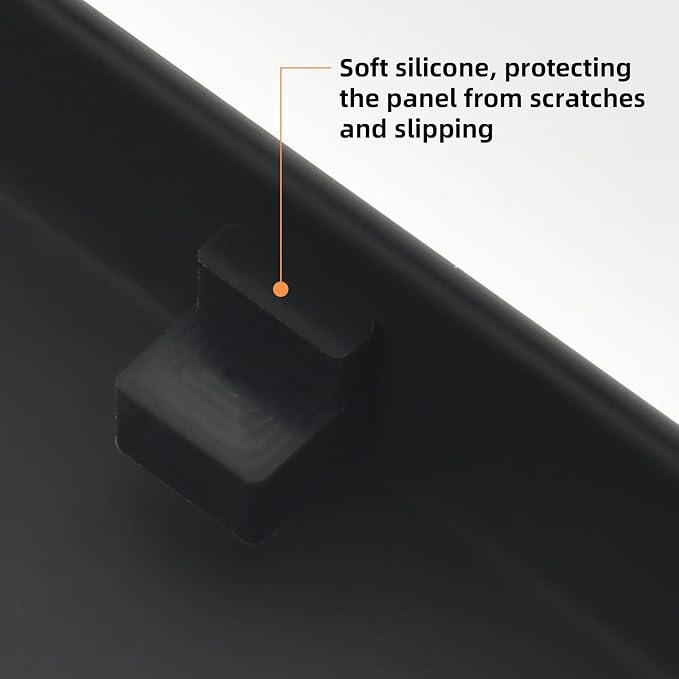 Linear Shower Drain ，with Tile Insert Panels ，32 Inch Black 304 Stainless Steel Rectangle Shower Floor Drain，with Hair Catcher, Adjustable Feet，Fits Bathroom, Balcony