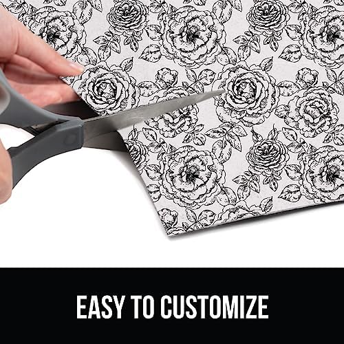 GORILLA GRIP LeakGuard Under Sink Mat for Kitchen Cabinet, 24x50 Gray
