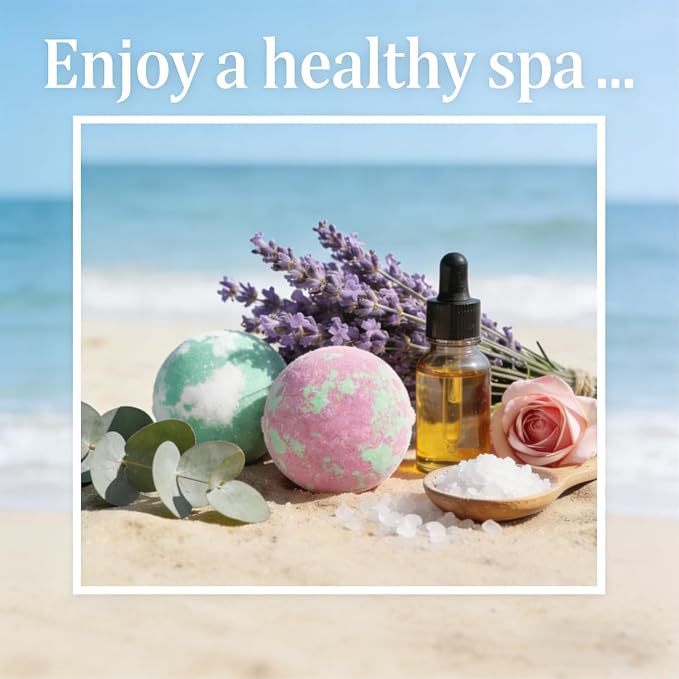 Bath Bomb Gift Set for Women, 8 Pcs Bath Bombs for Girls, Natural Bubble Bathbombs with Essential Oils, Self Care Gifts, Relaxation Spa Gift Basket,Birthday, Mothers Day Gifts for Mom, Wife,