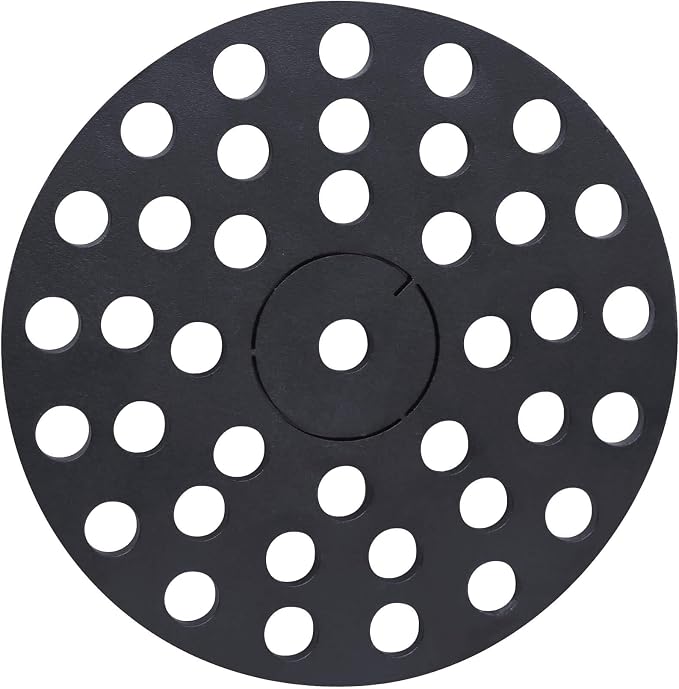 6" Cast Iron Drain Cover with Removable Drain Ports, Garage Drain Cover, Floor Drain, Floor Strainer