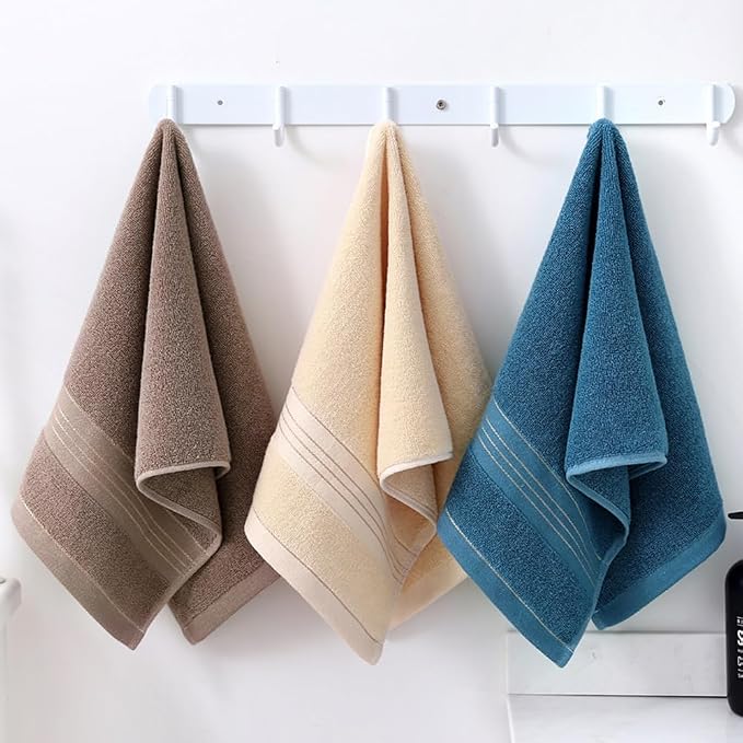 3 Pack Hand Towels for Bathroom, Cotton Soft & Absorbent | Decorative Hand Towel Set for Face Spa Bath Gym Kitchen, 13x30 Inch, Premium materials ensure