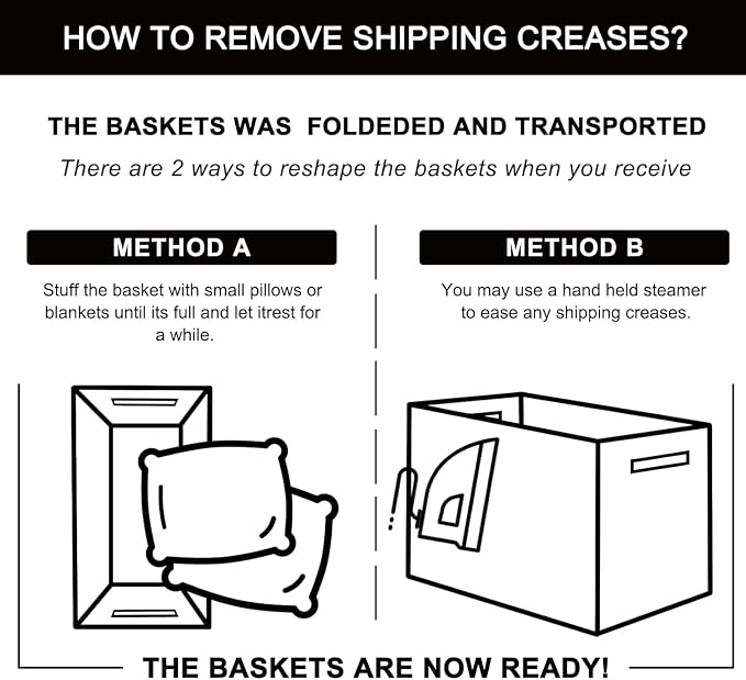 OIAHOMY Storage Basket, Woven Baskets for Storage, Cotton Rope Basket for toys,Towel Baskets for Bathroom - Pack of 3, Black & Brown