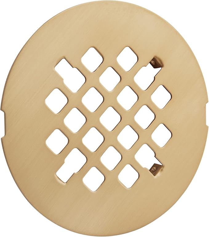 Artiwell 4-1/4” OD Snap-in Shower Drain Cover, Round Shower Drain Strainer Grid, Replacement Cover, Designed for Long-Lasting