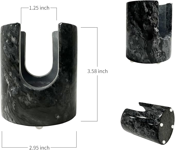Marble Sponge Holder Sink Sponge Caddy for kichen counter Drying Rack for Sink Organizer Black Modern Stone Kitchen Sink Caddy