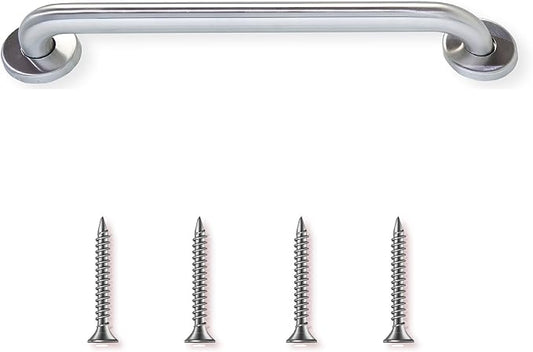 42' Peened Grip Shower Handle | 304 Stainless Steel Bathtub and Shower Grab Bars, Up to 400lbs