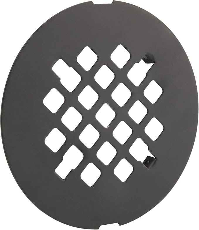 Artiwell 4-1/4” OD Snap-in Shower Drain Cover, Round Shower Drain Strainer Grid, Replacement Cover, Designed for Long-Lasting