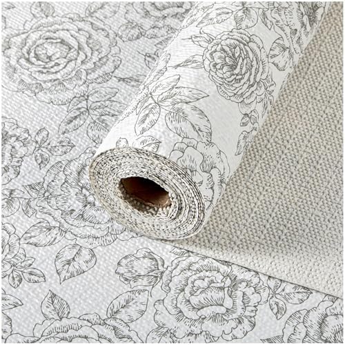 Drawer and Shelf Liner for Kitchen Cabinets, Rose, 12IN X 10FT
