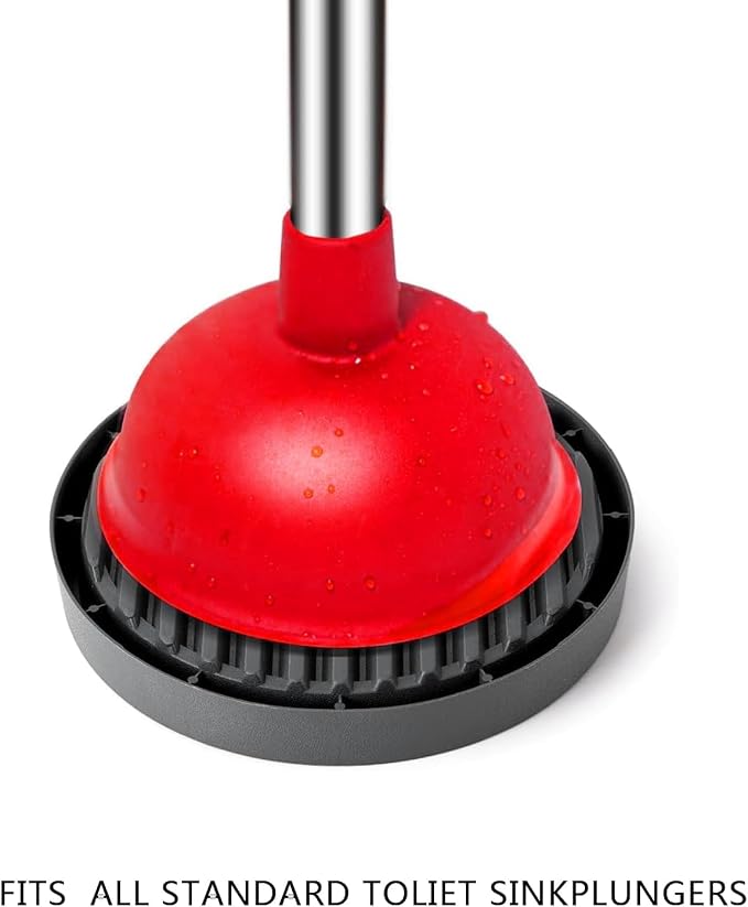 Plunger Tray Plunger Mat,Anti-Slip Drip Holder for Bathroom Kitchen Storage | Universal Toilet Plunger Holder Drip Tray,Air Drying Mat for Plungers Wicks Water,Dries Quickly.Protects Floors from Stains