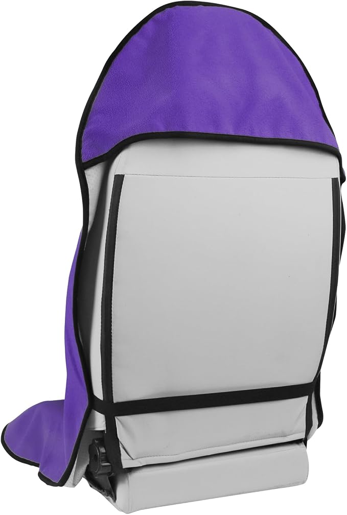 Car Seat Cover Protector Front Seats,for Gym Workout,Running,Swimming,Beach and Hiking,Waterproof Sweat Towel Bucket Seat Covers for Cars SUV Trucks (Purple, 1Pcs)