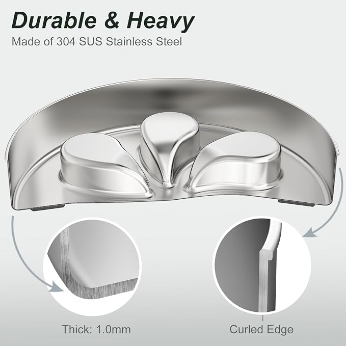 Slow Feeder Dog Bowl-3.5Cups for Large Breeds, Food Grade 304 Stainless Steel Dog Bowls with Non-Slip Base, Maze Pet Dish to Slow Down Eating, Dishwasher-Safe [2Pack]