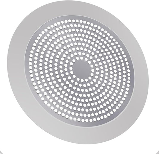 Shower Hair Drain Catcher, Stainless Steel 5.7in Bathtub Drain Protector | Wide rim design for tight bathtub adhesion,easy to clean and trap hair effectively,ideal for families with pets and long hair