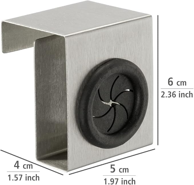 Wenko "Push Kitchen/Door Hook, Silver