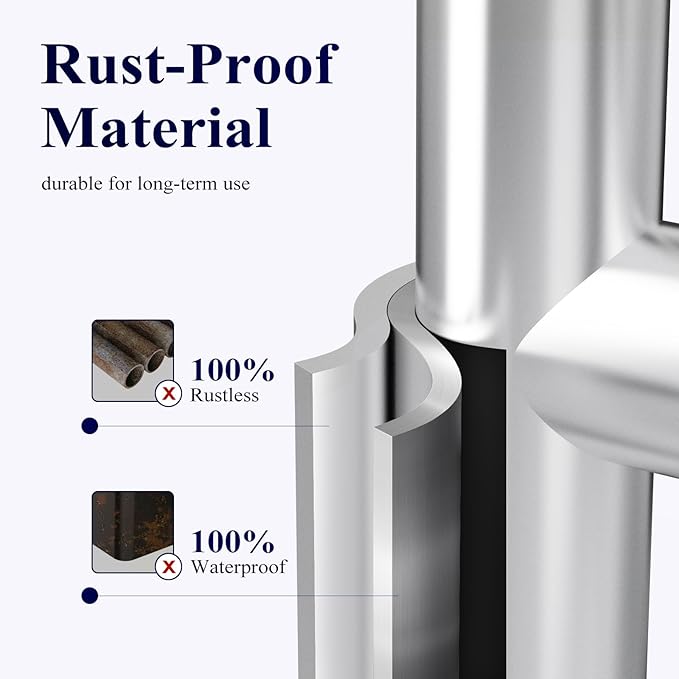 Kitsure Metal Toilet Paper Holder Free Standing, Medium, Silver | Rustproof Toilet Paper Stand for 4 Rolls, Bathroom Organizers and Storage with Anti-Slip Base and Plastic Shelf