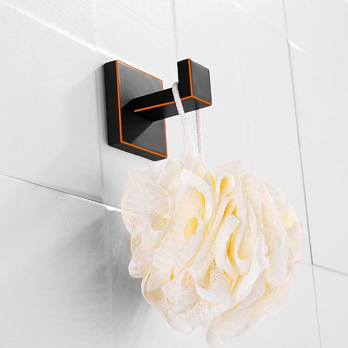 Towel Hooks for Bathroom Bath Robe Hook,Towel Holder Hanger with Screw,Coat Hooks Wall Mount,Heavy Duty for Hanging Bag Hat,Oil Bronze 2 Pack