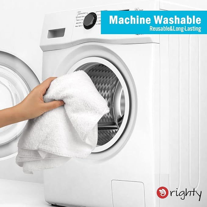Orighty 6-Pack White Hand Towels - Quick Drying & Absorbent Microfiber Gym Towels 16x28 inches - Lightweight & Thin White Yoga Towel - Multi-Purpose Camping Towel for SPA, Hotel & Bathroom | Quick Drying & Absorbent, Lightweight & Thin White Yoga Towel...