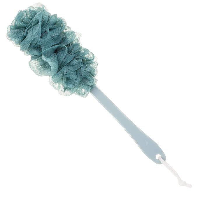 Back Scrubber for Shower, Loofah Long Handle Bath Body Brush, Soft Nylon Mesh Sponge On a Stick for Shower Men Women Kids Elderly, Exfoliating Scrub Cleaning Luffa for All Kinds of Skin