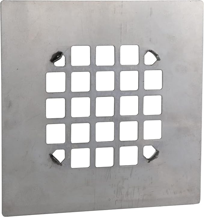 Danco Square Snap-in Shower Drain Cover in Chrome, (11034)