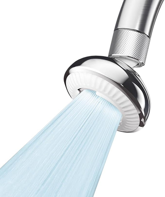 Kitchen Faucet Sprayer Attachment, Anti-Splash 3-Mode Swivel Faucet Extender with Wide Spray Area, 360° Rotating Faucet Aerator, Faucet Head Replacement for Kitchen & Bathroom, 55/64'' Female Thread