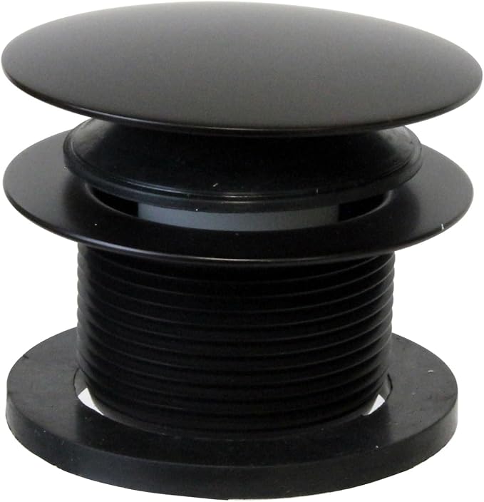 Westbrass D398R-12 1-1/2" NPSM Coarse Thread Mushroom Tip-Toe Bathtub Drain Stopper, Oil Rubbed Bronze