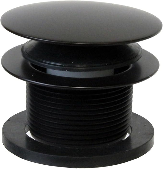 Westbrass D398R-12 1-1/2" NPSM Coarse Thread Mushroom Tip-Toe Bathtub Drain Stopper, Oil Rubbed Bronze