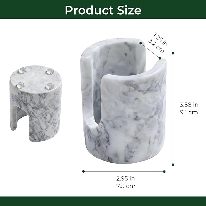 Marble Sponge Holder, Cloudy Gray | Kitchen Sink, Rustic Farmhouse Decor, Dish Sponge Caddy
