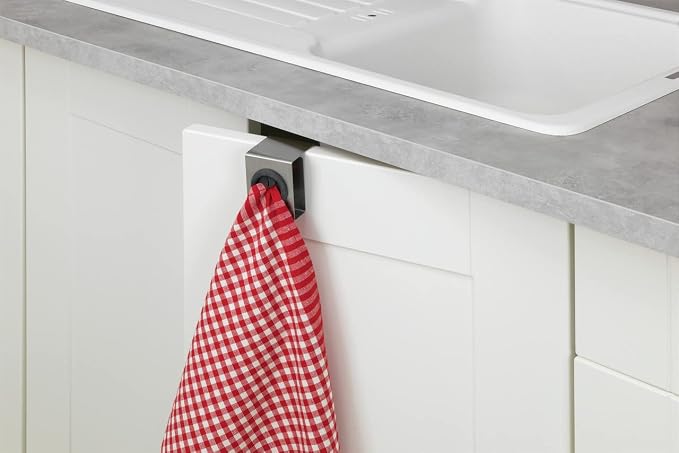 Wenko "Push Kitchen/Door Hook, Silver