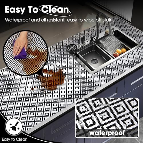 Drawer and Shelf Liner for Kitchen Cabinets, 12IN X 10FT