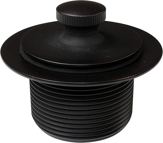 Westbrass D3324-12 1-1/2" NPSM Pull & Drain Bathtub Plug, Coarse Thread, Oil Rubbed Bronze