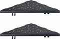 WELLUP Corner Shower Shelf with 4 Hooks,10 Inch 304 Stainless Steel Recessed Bathroom Shelves,No-Drilling Installation for Tiled Wall,Matte Black, 2-Pack