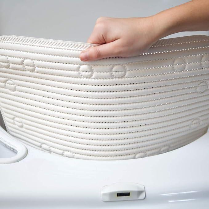 Duck Brand Clorox Cushioned Shower Mat, Non Slip Bathtub Mat with Suction Cups, 21 Inches x 21 Inches, White (Pack of 4)