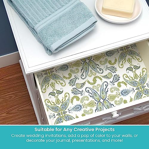 Con-Tact Brand Creative Covering, Self-Adhesive Shelf Multi-Purpose Vinyl Drawer Liner, Easy to Use and Apply, 18" x 9', Abbey Sage (Pack of 2)