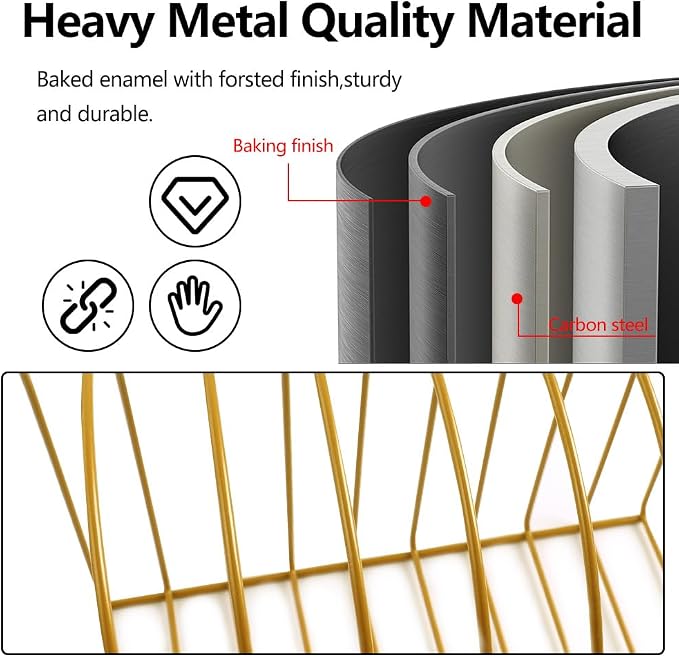2 Pcs Beanie Holder Organizer, Knitted Hat Storage Rack Display Stand Metal Cap Holder for Winter Swimming Hat Display Home Entryway Tabletop Bedroom Closet Dresser Room Office (Gold, 2 Pcs)