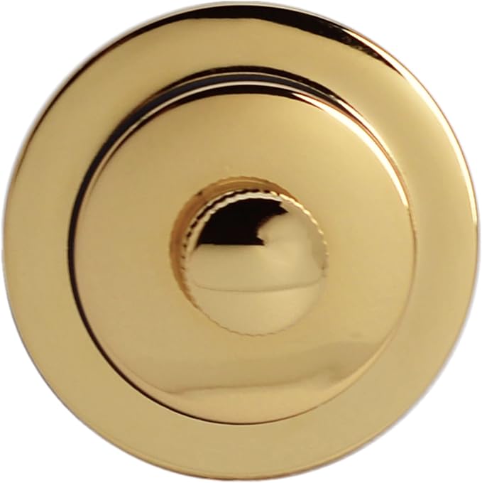 Westbrass D3324-01 1-1/2" NPSM Pull & Drain Bathtub Plug, Coarse Thread, Polished Brass
