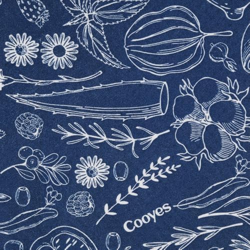 Cooyes 2 in 1 Shelf Liner for Refrigerator, 6 Pack, 12“ × 24”, Fridge Drawer & Shelf Liners for Kitchen Cabinets Non-Adhesive, Breathable Cloth Material, Keep Produce Fresh Longer