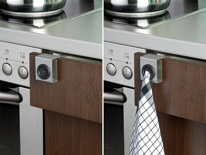 Wenko "Push Kitchen/Door Hook, Silver