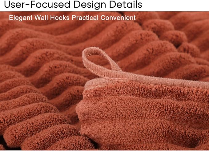 Luxury 3-Piece Quick-Dry Bath Towel Set – Ultra Soft Microfiber Towels | Hand Bath Towels for Bathroom, Pool, Home, Sports Gym & Travel – Elegant Twill Design (14”x 29.6”)