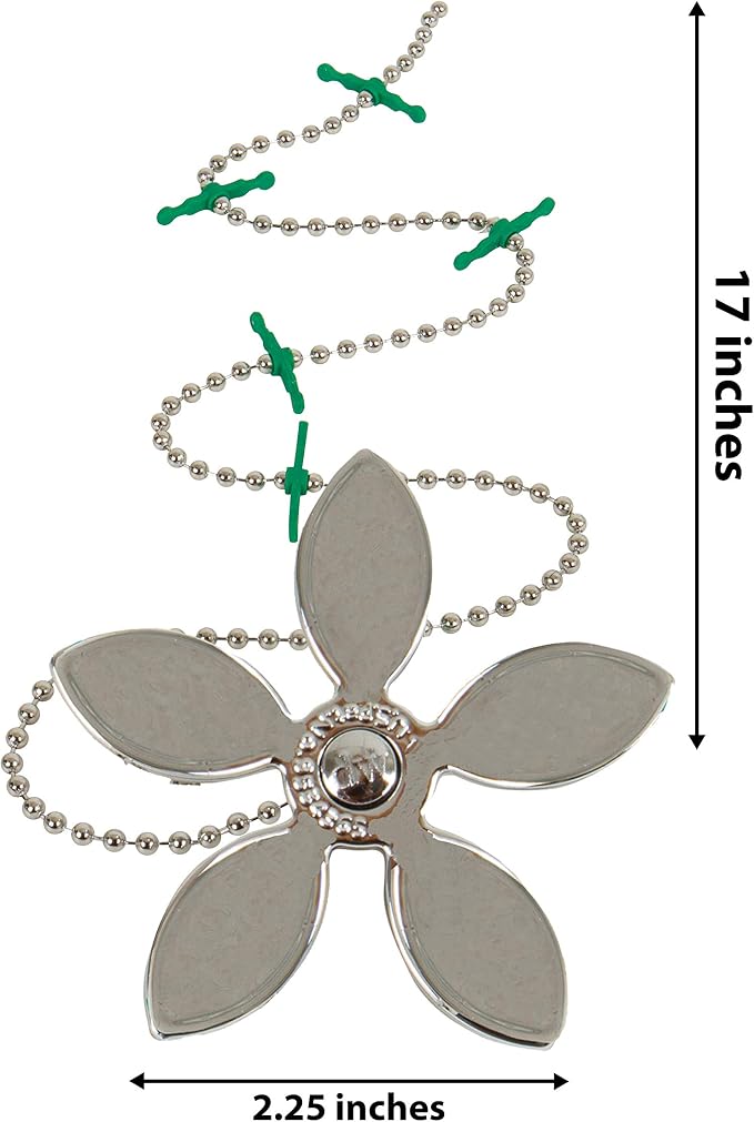 Shower Drain Hair Catcher – Disposable Bathroom Hair Trap, Easy to Install in Shower Drain Cover, Helps Prevent Clogs – As Seen on Shark Tank - Silver Flower (12-Pack)