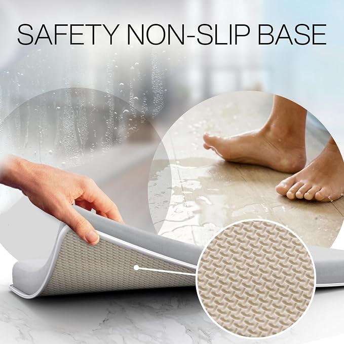 Benicci Bath Kneeler and Elbow Rest Pad Set, Kneeling Mat for Baby Bathing | Comfortable Foam with Toy Organizer Pockets, Quick Drying, Foldable, Non-Slip, Painless Knee Cushion for Parents
