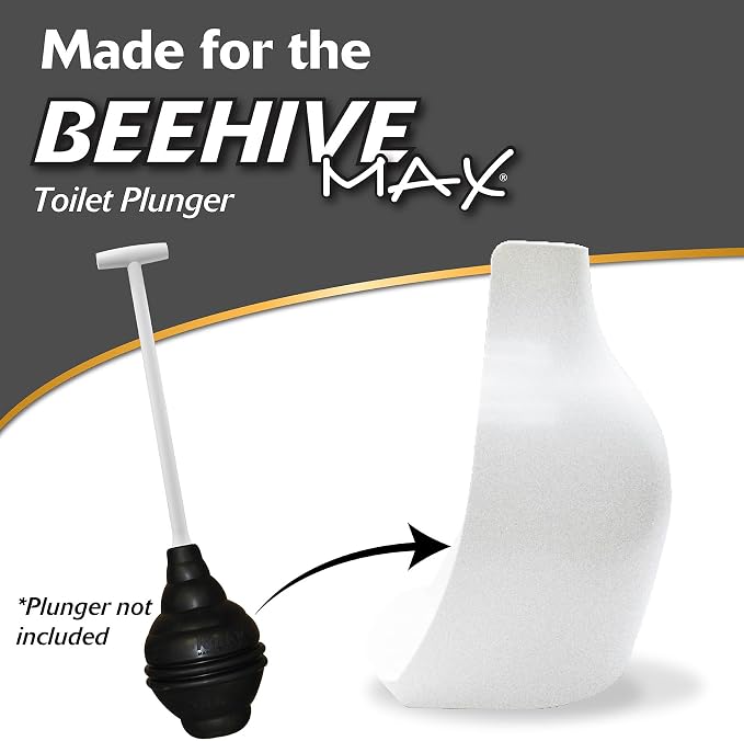 Korky Fits Beehive Max Toilet Plunger Holder